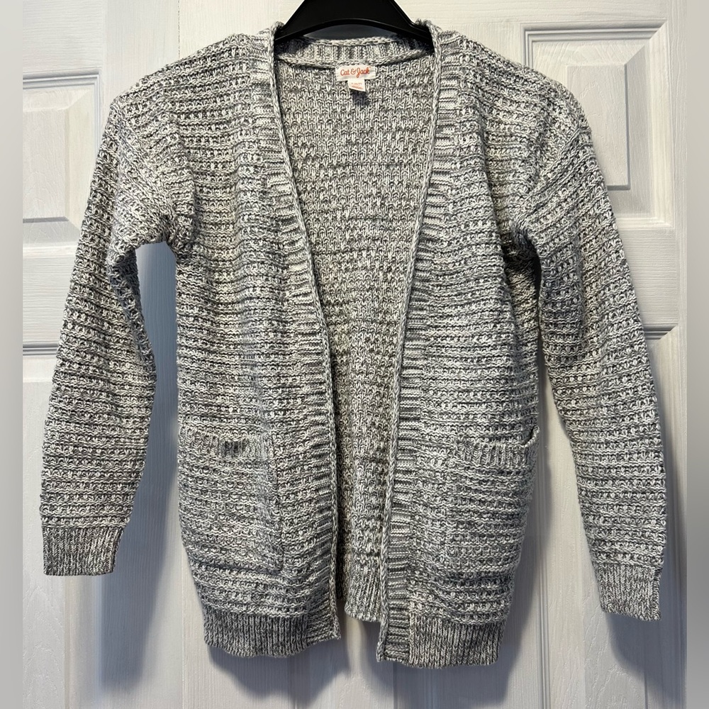 🩷Cat & Jack Cardigan Sweater Girls Size S (6/7) NWOT